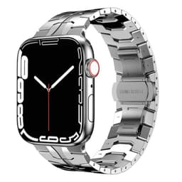 Iron Man Rustfrit Stål Armbånd Apple Watch 7 (41mm) - Sølv