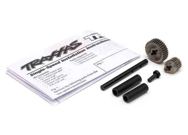 Trx-8296 transmission gears single speed metal
