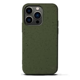 Ympäristöystävällinen Aitoa nahkaa iPhone 13 Pro Kotelo - Dark Green