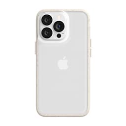 Ympäristöystävällinen Aitoa nahkaa iPhone 13 Pro Max Kotelo - Clear/White
