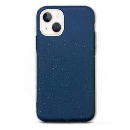 Ympäristöystävällinen Aitoa nahkaa iPhone 13 Kotelo - Navy Blue