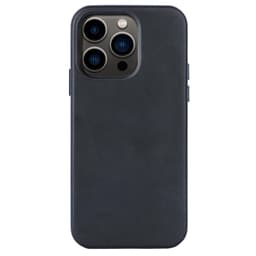 Vegaaninen nahkainen iPhone 13 Pro Max -kuori - musta