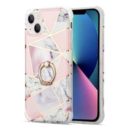 SKALO iPhone 13 Marmor TPU Skal Med Ring - Motiv 2