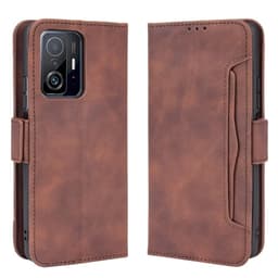 SKALO Xiaomi 11T/11T Pro 6-RUM Pungetaske - Brun