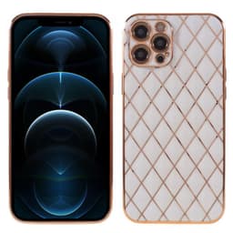 SKALO iPhone 13 Mini Tikattu TPU Suojakuori - Valkoinen