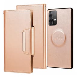 SKALO Samsung A52/A52s DOLIZMA 2 i 1 Magnet Plånboksfodral - Guld