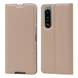 SKALO Sony Xperia 5 III Lompakkokotelo Ultra-ohut muotoilu - Pinkki