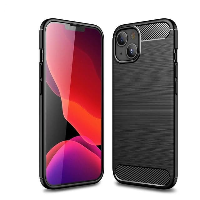 SKALO iPhone 13 Mini Armor Carbon Stødsikker TPU-cover - Sort