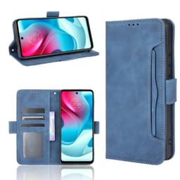 SKALO Moto G60S 6-FACK Plånboksfodral - Blå