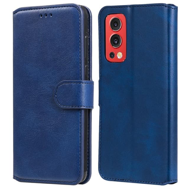 SKALO OnePlus Nord 2 Klassiskt Plånboksfodral - Blå