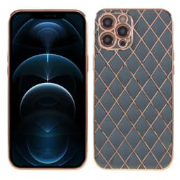 SKALO iPhone 13 Mini Quiltat TPU Skal - Blå