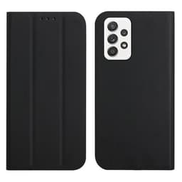 Ultratyndt mobilcover med holder til Samsung Galaxy A52 5G - Sort