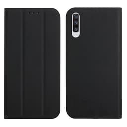 Ultratynt mobildeksel med holder til Samsung Galaxy A50 - Svart