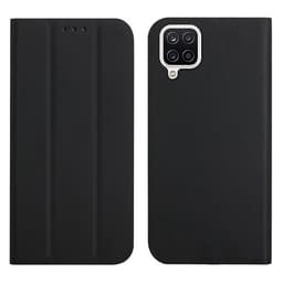 Ultratynt mobildeksel med holder til Samsung Galaxy A22 4G - Svart