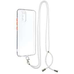 Mobilskal med band till Samsung Galaxy A02s (EU-version) - Genomskinlig
