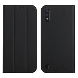 Erittäin ohut matkapuhelimen kuori pidikkeellä Samsung Galaxy A10 - Musta