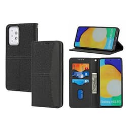Matkapuhelimen kotelo hihnalla ja korttipaikoilla Samsung Galaxy S20 FE - Musta