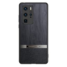 Puukuvioitu iskunkestävä matkapuhelimen kuori mallille Huawei P40 Pro