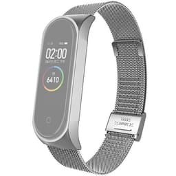 Metalrem til Xiaomi Mi Band 4 / 3 Sølvfarvet