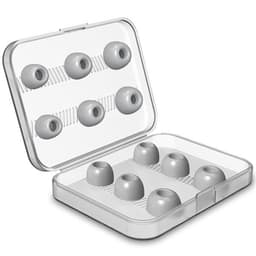 12 stk Ørepropper til AirPods Pro med opbevaringsæske - Grå