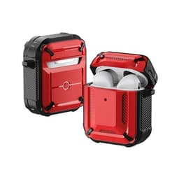 Iskunkestävä suojakotelo AirPods 1/2 - Punainen