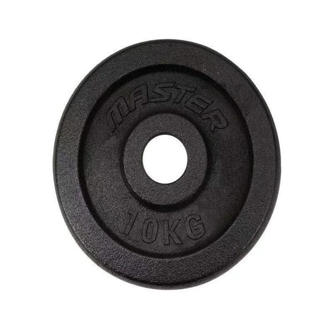 Master Fitness Skolvikt 30 mm, Vektskiver Jern 10 kg