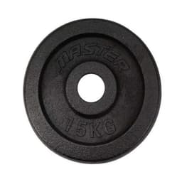 Master Fitness Skolvikt 30 mm, Viktskivor Järn 15 kg