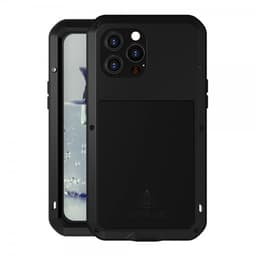 Love Mei iPhone 13 Pro Max Kuori Powerful Case Musta