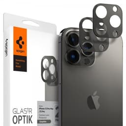 Spigen iPhone 13 Pro/iPhone 13 Pro Max Linsebeskyttelse Glas.tR Optik 2-pack Graphite