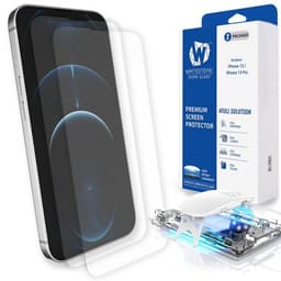 Whitestone Dome iPhone 13/iPhone 13 Pro/iPhone 14 Skärmskydd Dome Glass 2-pack
