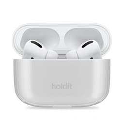holdit AirPods Pro/AirPods Pro 2 Deksel Seethru Hvit