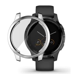 Kellon kuori on yhteensopiva Garmin Vivoactive 4 45 mm Silverin kanssa