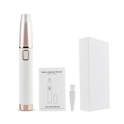 Elektrisk øyenbrynstrimmer Hvit