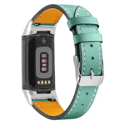 Fitbit Charge 5 rannerengas nahka turkoosi