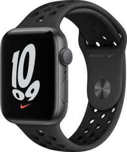 Apple Watch Nike SE 44 mm GPS (harmaa alu./antr. musta sport-ranneke)