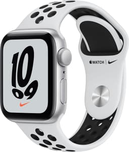 Apple Watch Nike SE 40mm GPS (hopea/platinanvalk. Nike-ranneke)