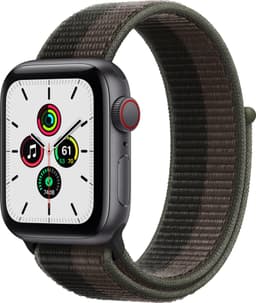 Apple Watch SE 40 mm LTE (Space Gray Alu/Tornado Gray sportloop)
