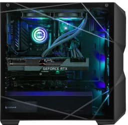 PCSpecialist Fusion XFE i7K-12/16/3000/3080 stationær gaming computer