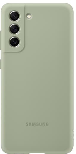 Samsung Galaxy S21 FE silikoninen suojakuori (oliivinvihreä)