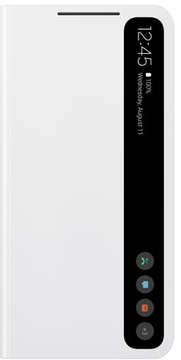 Samsung Galaxy S21 FE Clear View cover (hvid)