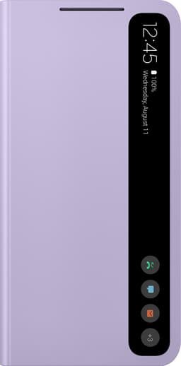 Samsung Galaxy S21 FE Clear View fodral (lavender)
