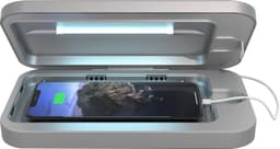 PhoneSoap Wireless telefondesinfektionskasse og oplader (gunmetal)