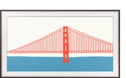Samsung The Frame 85" ram (2021-2024, brun)