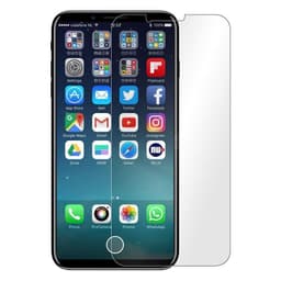 Tjockt skärmskydd i 9H-plast till iPhone X/XS