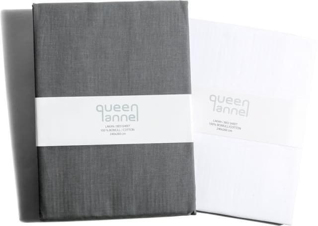Queen Anne Lakan Grå 180x260cm