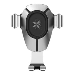 Gravity Smartphone Bilhållare luftventil & Trådlös laddare, silver