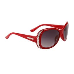 Isot Rhinestone Aurinkolasit - Punainen