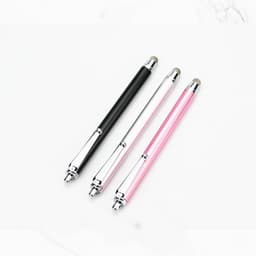 Styluspenna universal 3-Pack Svart/Silver/Rosa