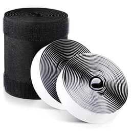Kabelbeskyttelse med tape 3 dele 10x300 cm Sort