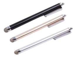 Stylus pen universal 3-pak Sort / Sølv / Guld